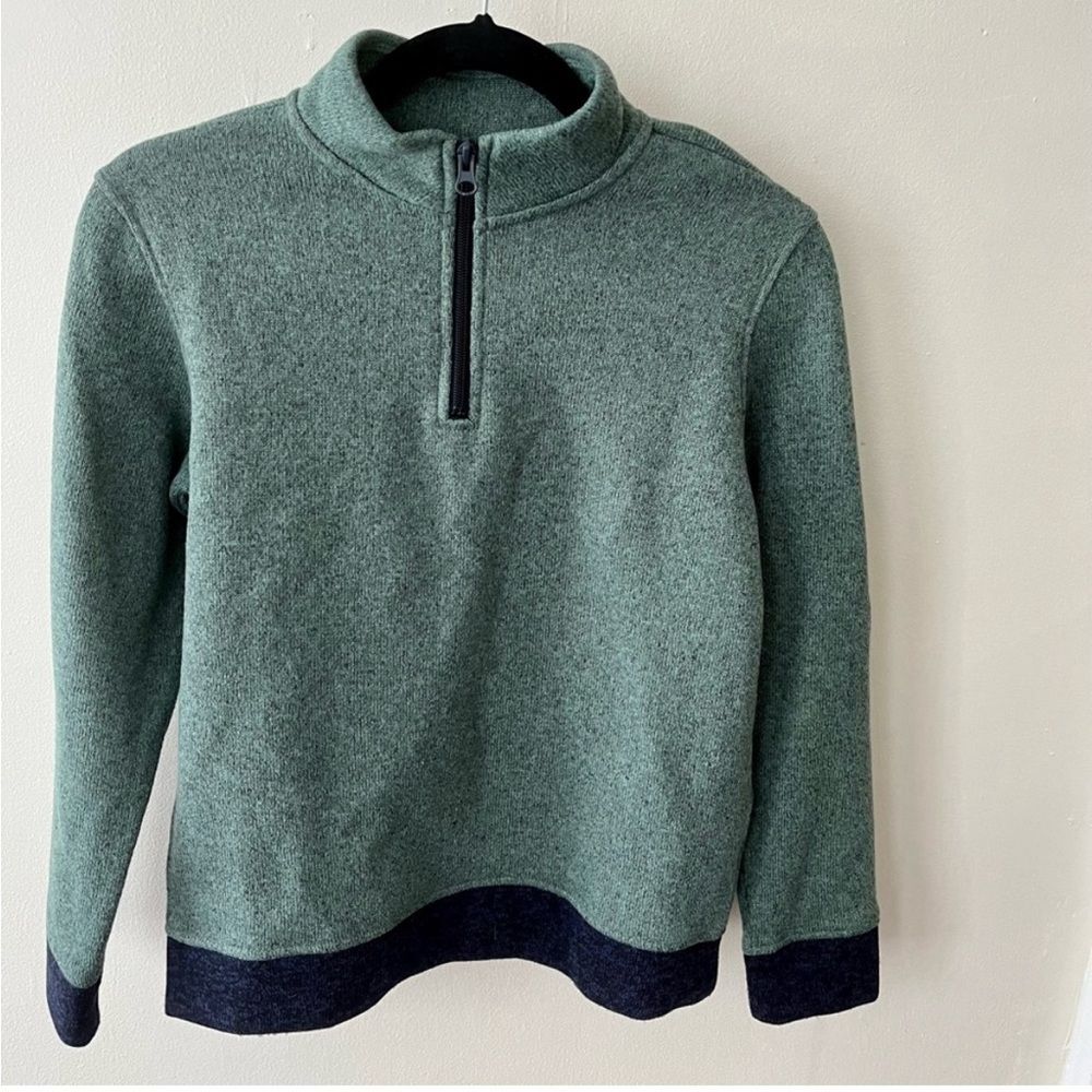 Old Navy Boys 1/4 Zip Sweater Sz Large ( 10 - 12)